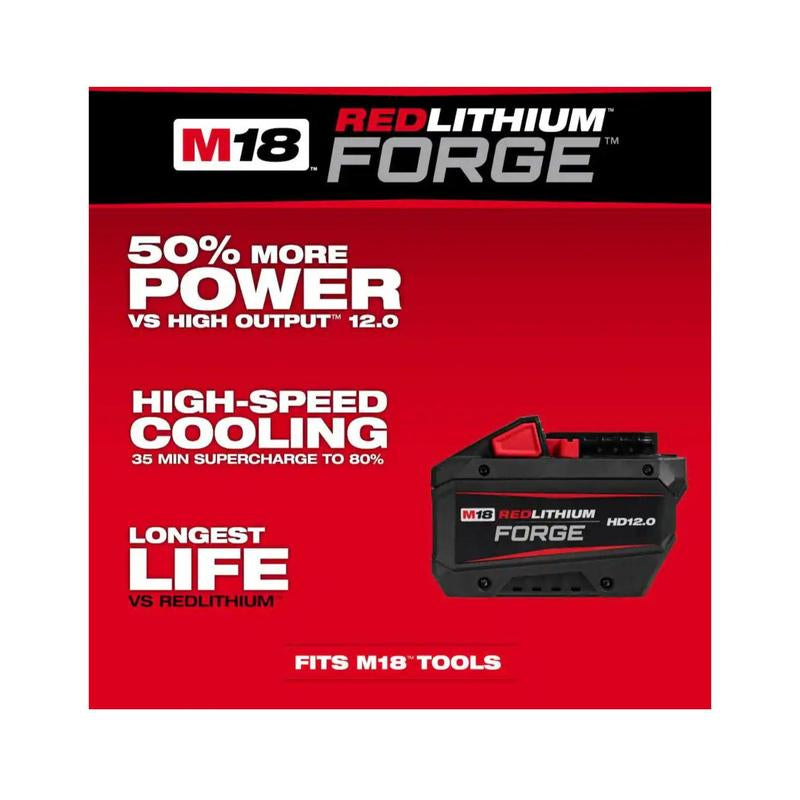 Milwaukee M18 FORGE HD 12.0 Ah Lithium-Ion Battery Pack - Unmatched Power and Performance